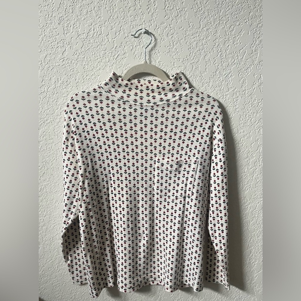 Eddie Bauer Floral Print Long Sleeve Shirt